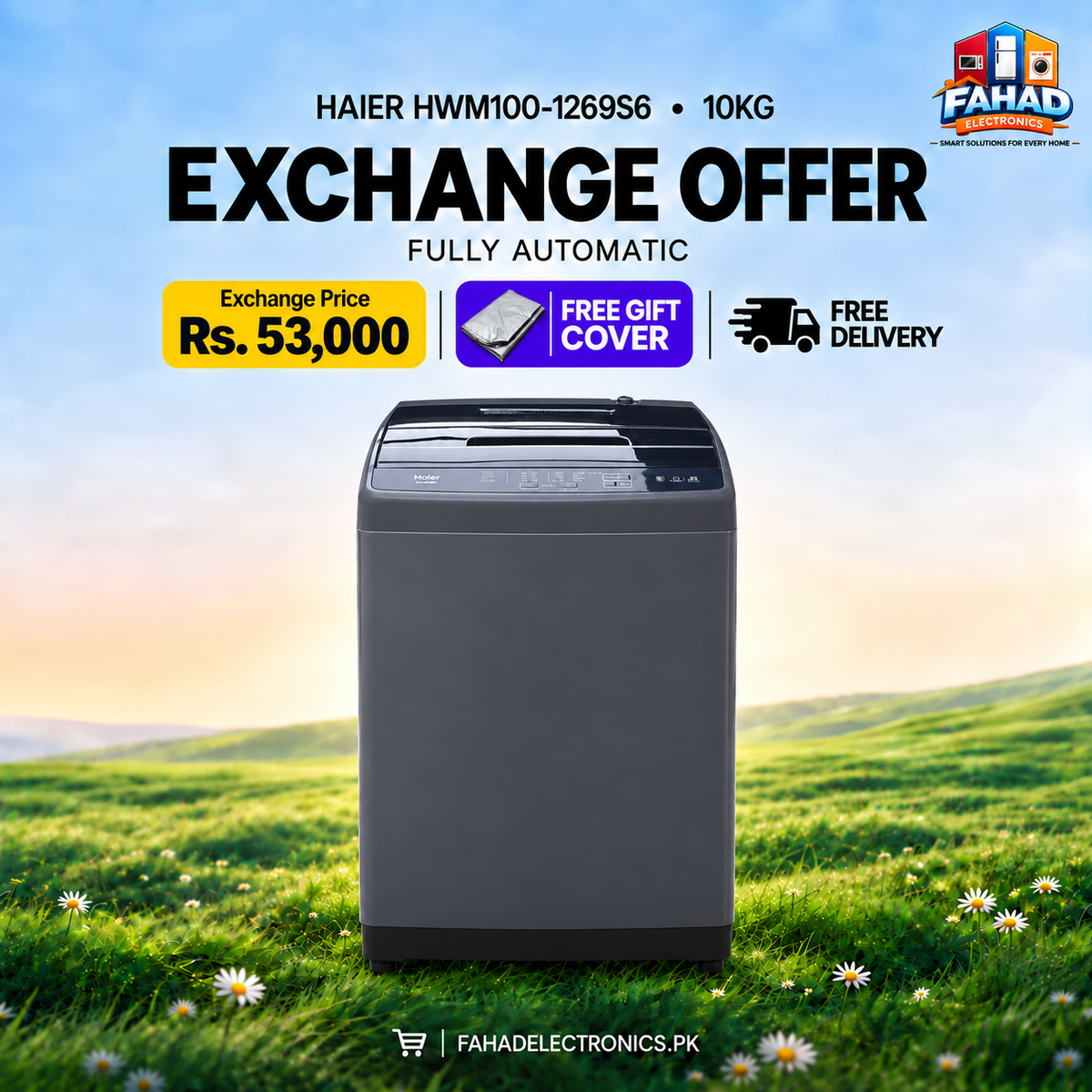 Haier HWM100-1269S6 — 10KG Fully Automatic