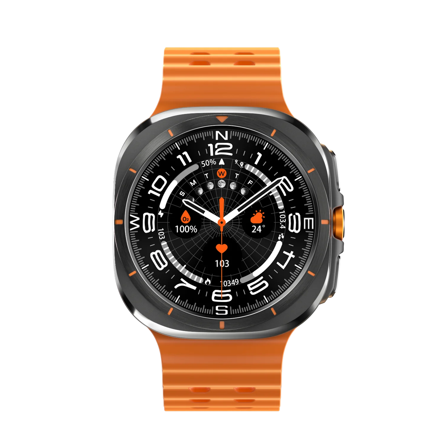 JS Watch 7 Ultra 47mm IP68 Waterproof Bluetooth Call Compass Wireless Charger Smart Watch