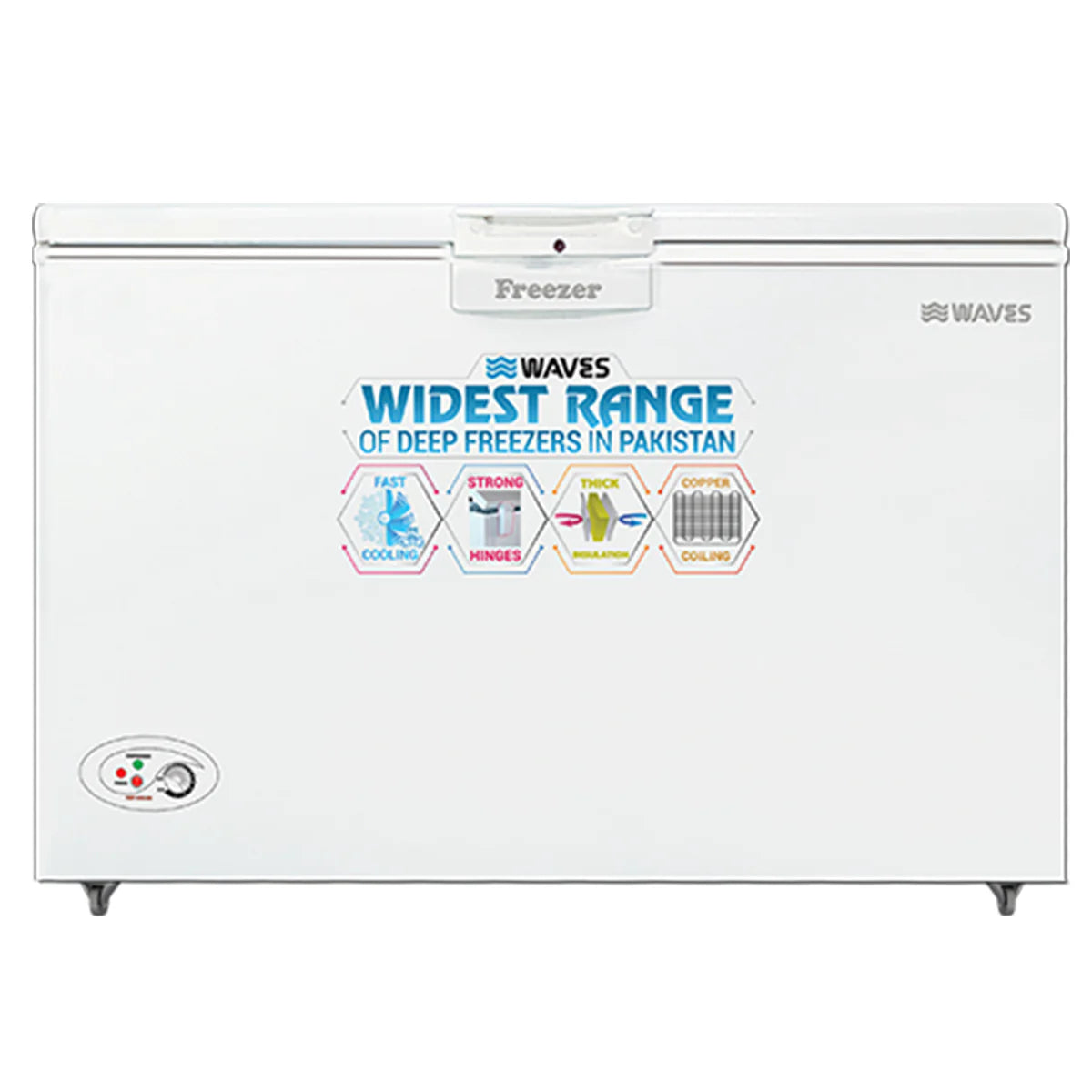 Waves Single Door Deep Freezer WDF-318 – 509 Liters