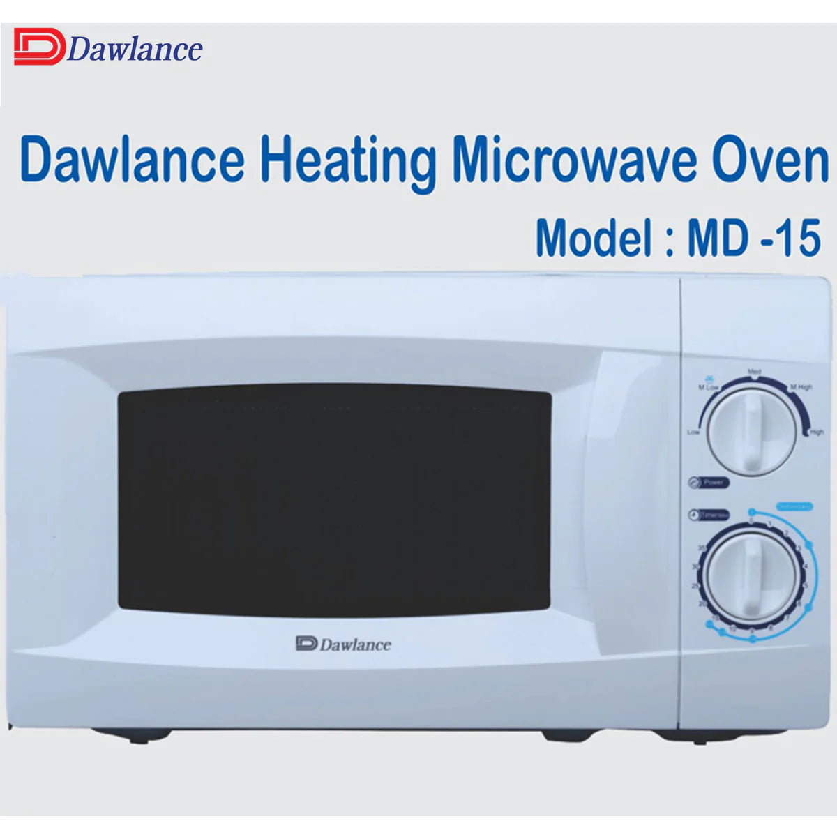 Dawlance Microwave Oven DW MD 15 Solo White / Large Capacity / 20 Litres / Micro wave