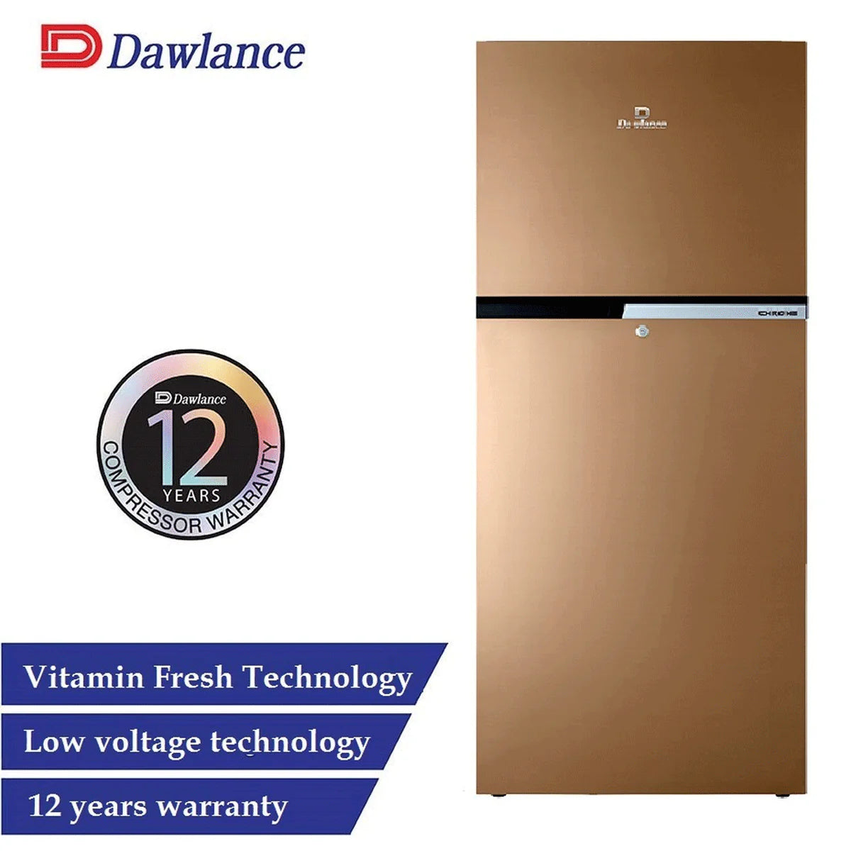 Dawlance Ref 9140 WB Chrome (08 CFT)