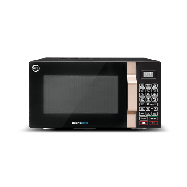 PEL Micro Oven | Model PMO 23 Desire |Size 23 Liters | Grill + Cooking Series | Digital Control Panel with 2 years Magnetron Warranty