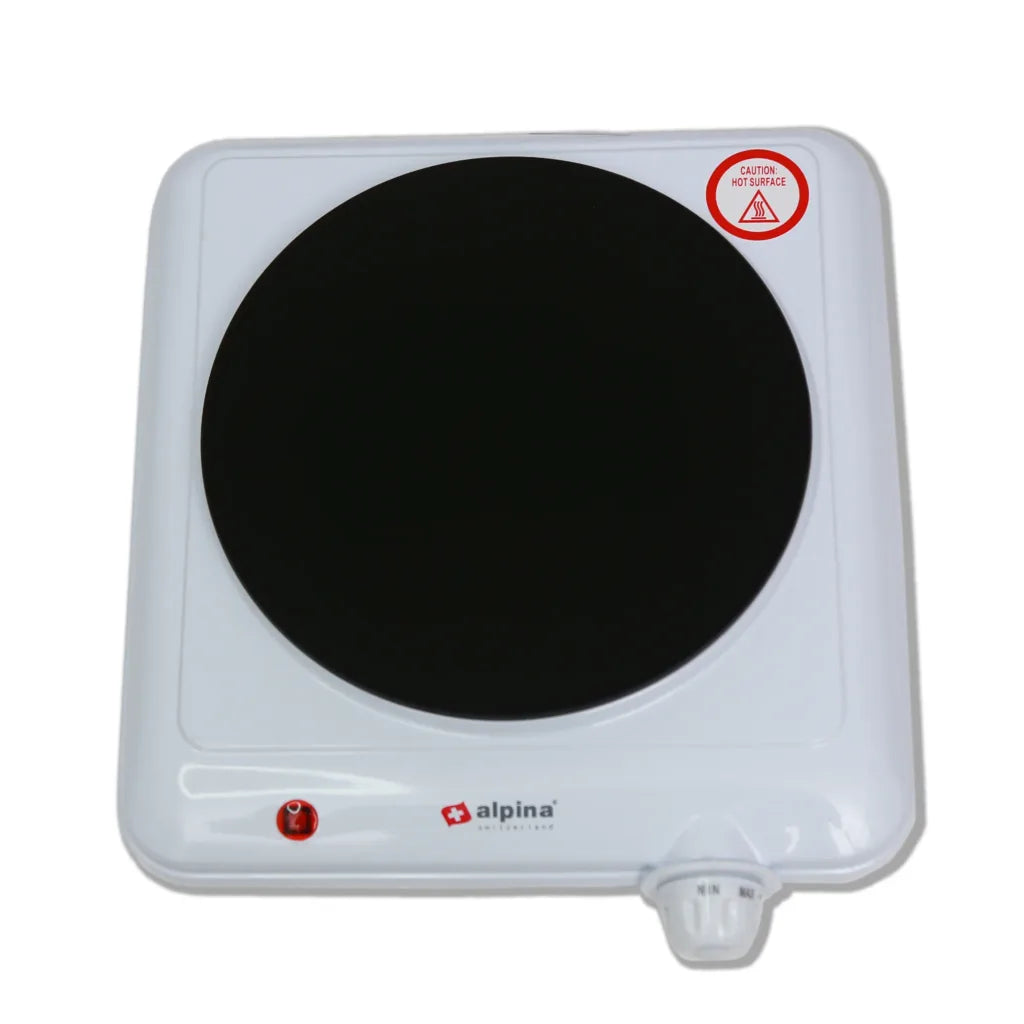 Alpina SF-6005 Glasstop Single Ceramic Hotplate 1250W