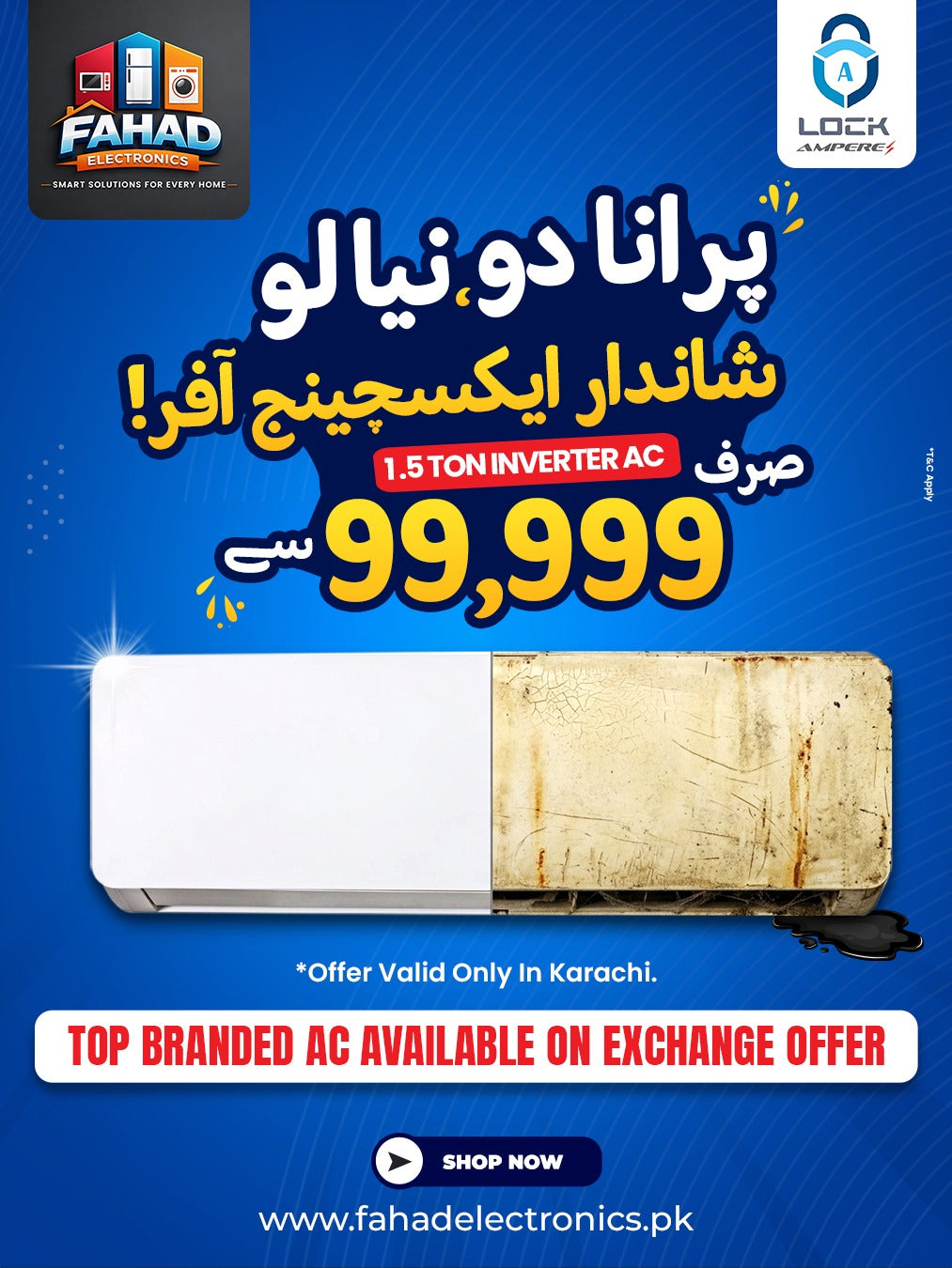 Exchange Offer 1.5 Ton Haier , Dawlance , Pel , Ecostar and Orient