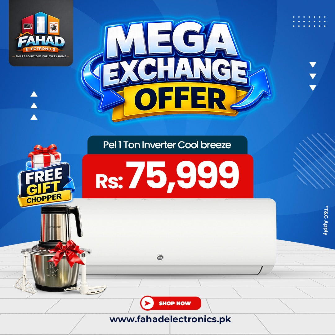 Pel 1 Ton Inverter Cool breeze Exchange Offer With Free Gift Chopper
