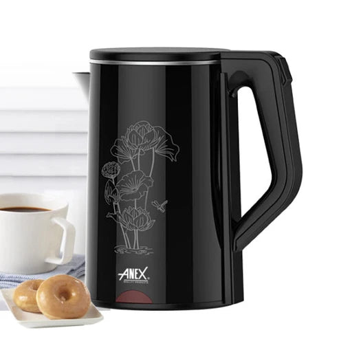 Anex AG-4057 Deluxe  1.7litr Kettl SS Concelled Element