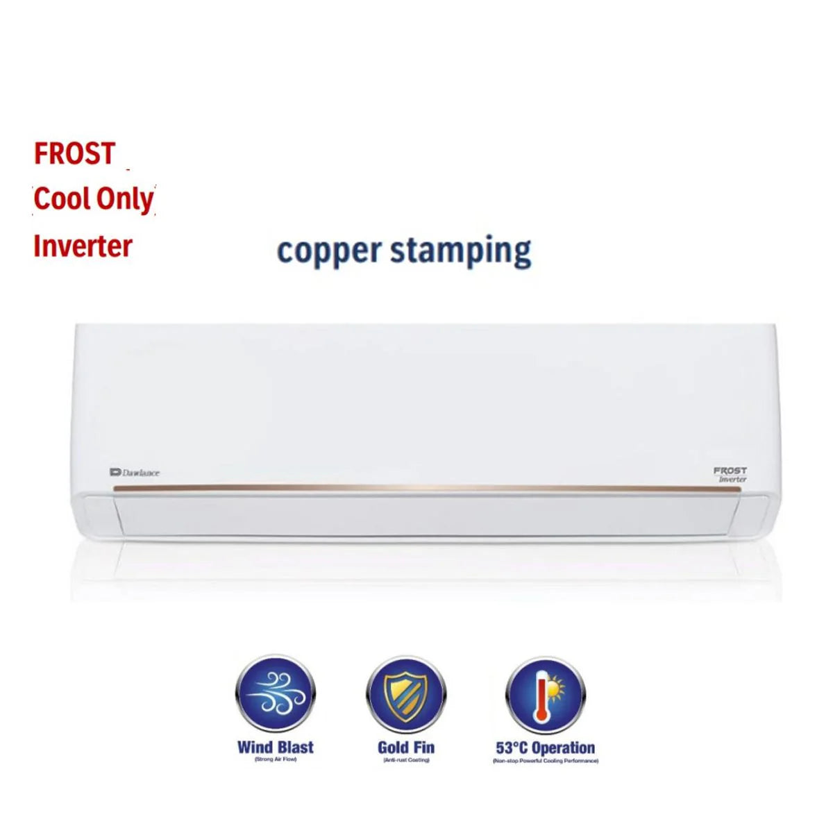 Dawlance Air Conditioner Frost Inverter 30 DC Inverter 1.5 Ton Split AC Cool Only 14000 BTU