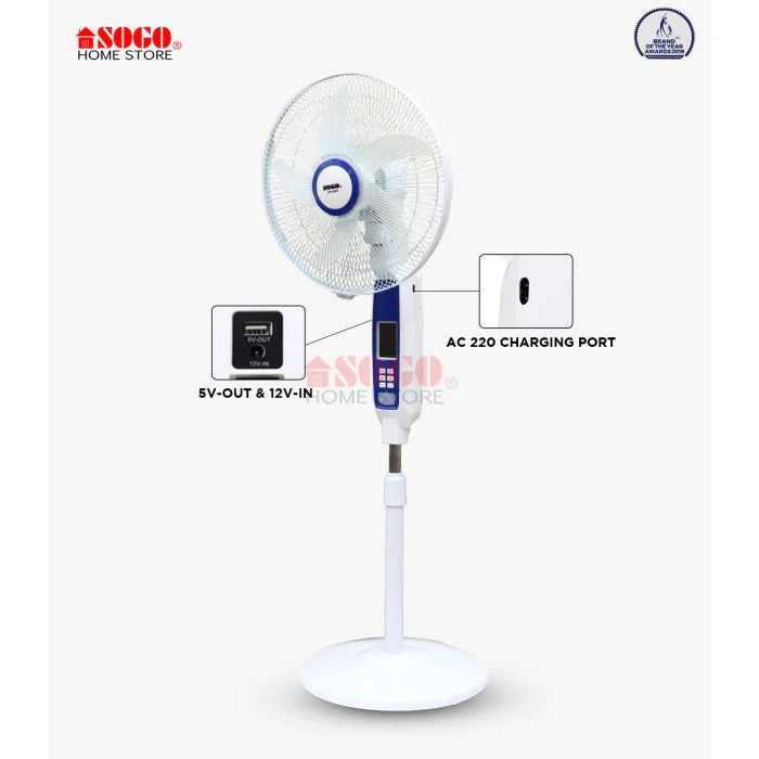 SOGO Rechargeable Fan JPN 650 R