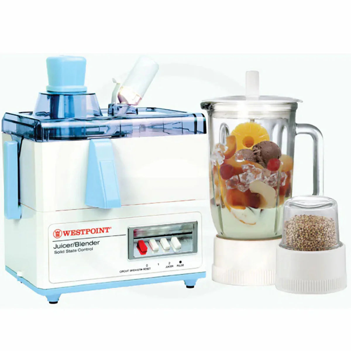 Westpoint Juicer, Blender and Dry Mill 3 In 1 WF-7201GL